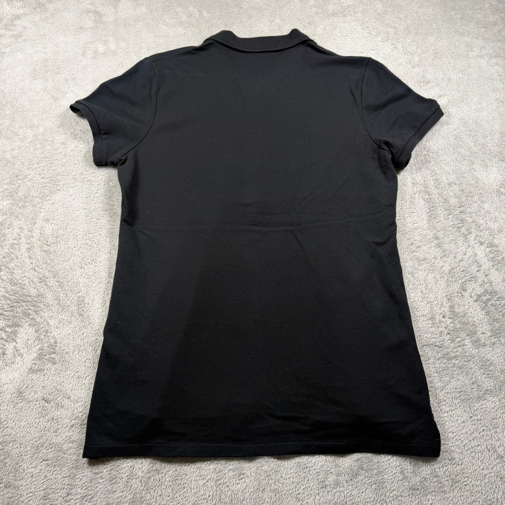 Ralph Lauren Polo Shirt Women XL Black Big Pony RL12 Short Sleeve - Picture 2 of 8